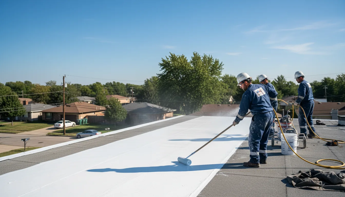 Commercial roof coating in Moscow, AR near me